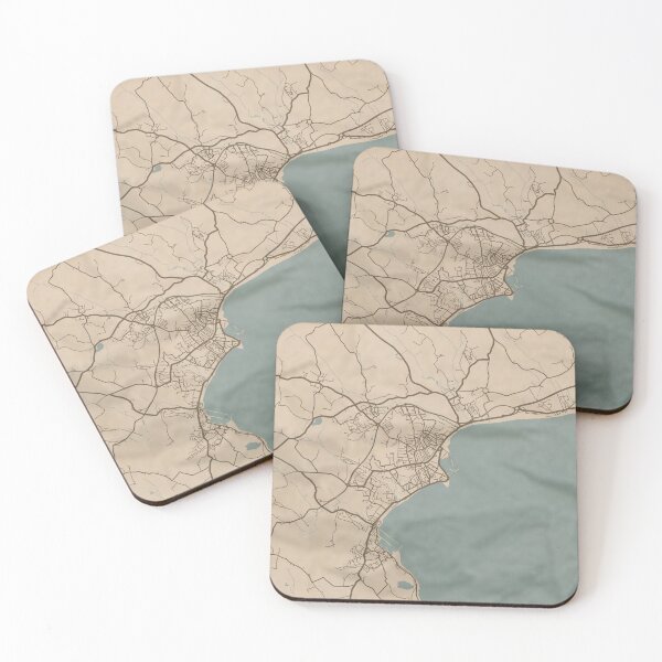 Item preview, Penzance Sepia Map designed and sold by CPTVDesign.