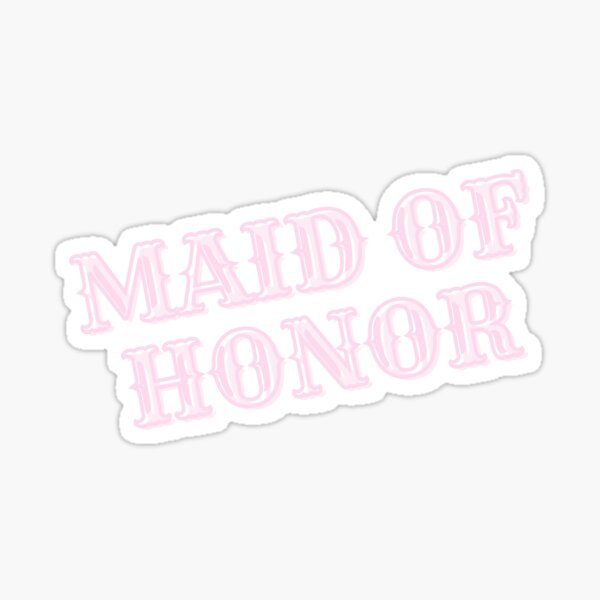 Item preview, Maid of Honor Pink Western designed and sold by bendywendy.