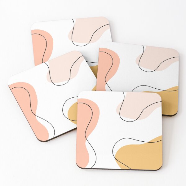 Item preview, Pink and orange abstract art designed and sold by designbyHaley.