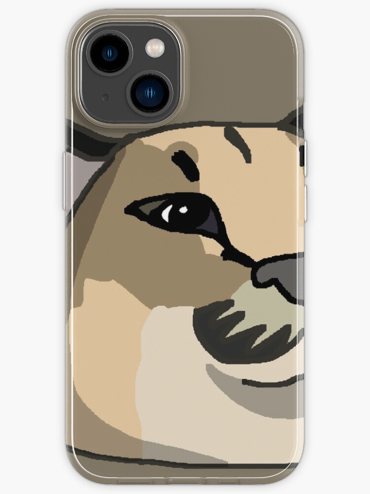  iPhone 14 Big Floppa Meme Cat Case : Cell Phones & Accessories