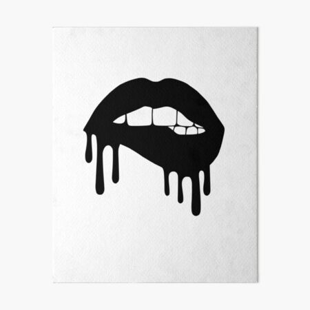 Dripping Lips & Biting Wet Mouth SVG Cut File