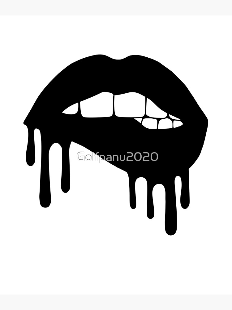 Copy Of Bite Lip Black Lips Bite Driplips Mouth Dripping Lips Drip Make Upmouth Sexy Gay 5383