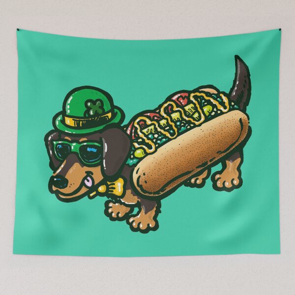 Item preview, St Patricks Day Chicago Dog designed and sold by nickv47.