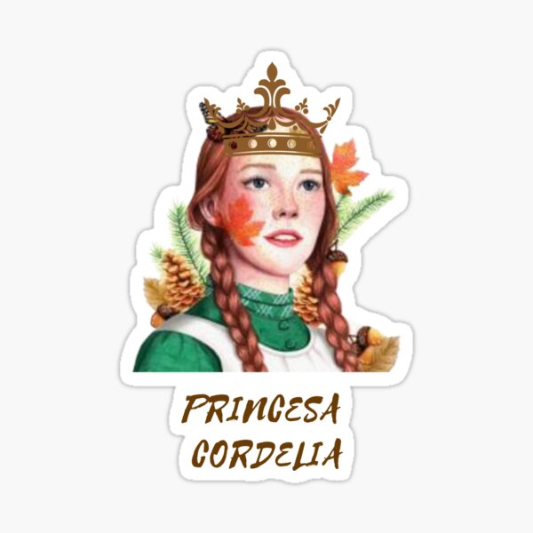 Anne print Sticker