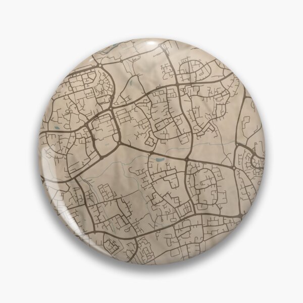 Item preview, Harlow Sepia Map designed and sold by CPTVDesign.