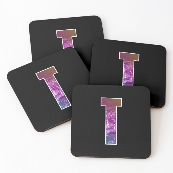 Item preview, Letter T - Retro Vaporwave City Art designed and sold by dylanxh.