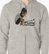 J Dilla - Today In Hip Hop History Zipped Hoodie