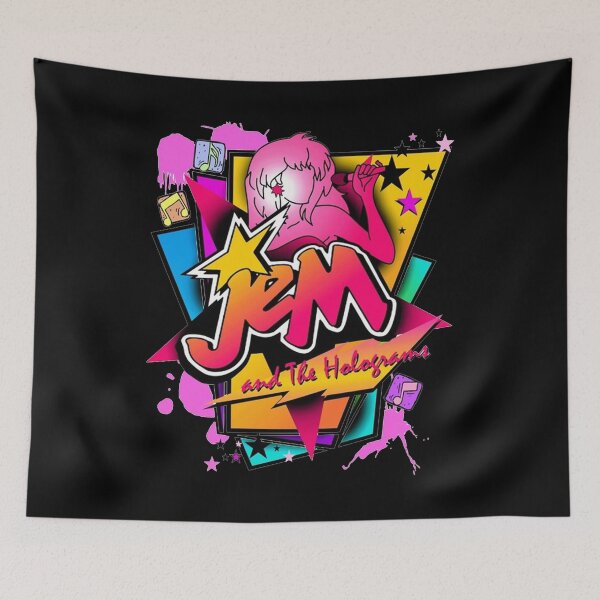 Item preview, Jem and the Holograms Cartoon Aesthetic Art designed and sold by SonKelly5.