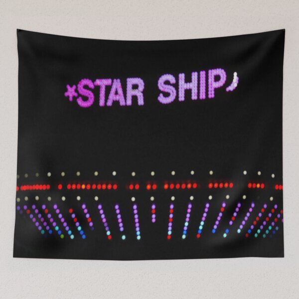 Item preview, Neon Bokeh Star Ship designed and sold by JLPhotographer.