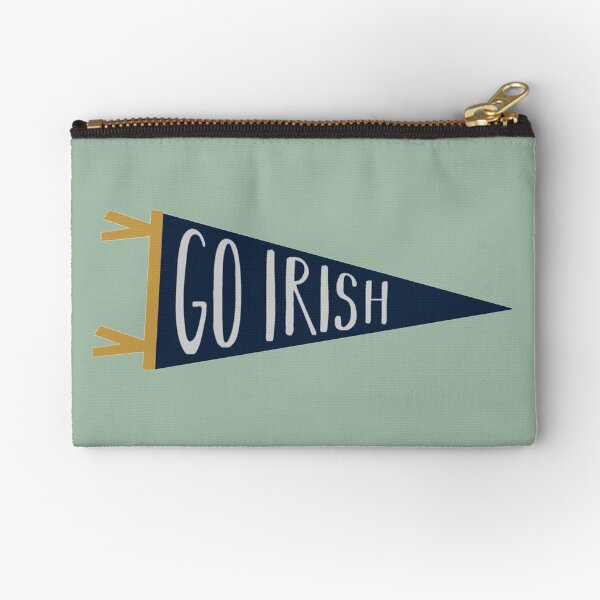Go Irish Pennant Zipper Pouch