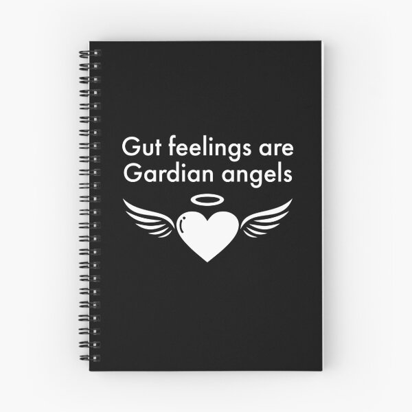 Item preview, Gut feelings are Gardian angels - beautiful spiritual quote. designed and sold by Theleochick.