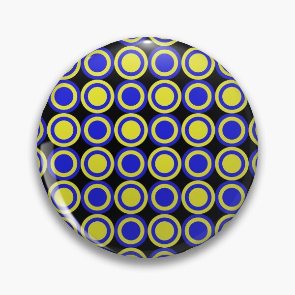 Item preview, Blue and Yellow Mod Circles designed and sold by NobodysHero.