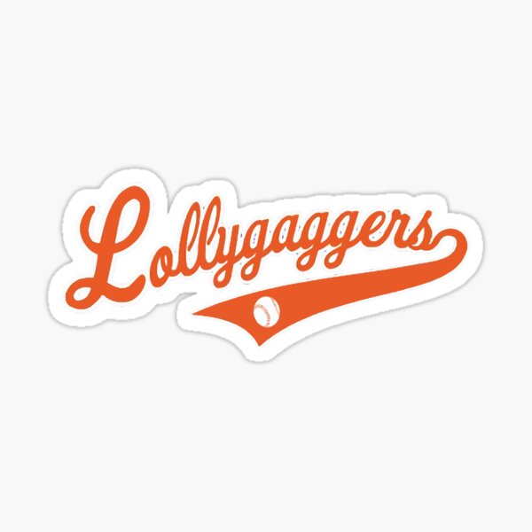 Lollygaggers Baseball Sticker