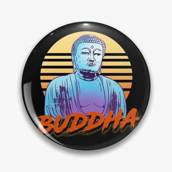 Item preview, Buddha Retrowave designed and sold by teeman Nunez.