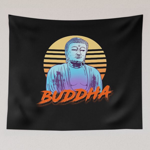 Item preview, Buddha Retrowave designed and sold by teeman Nunez.