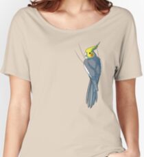 Normal Gray Cockatiel Women's Relaxed Fit T-Shirt
