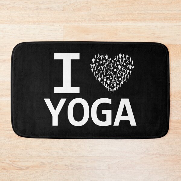 Item preview, I Love Yoga - Yoga Poses Heart designed and sold by DesignsByNiq.
