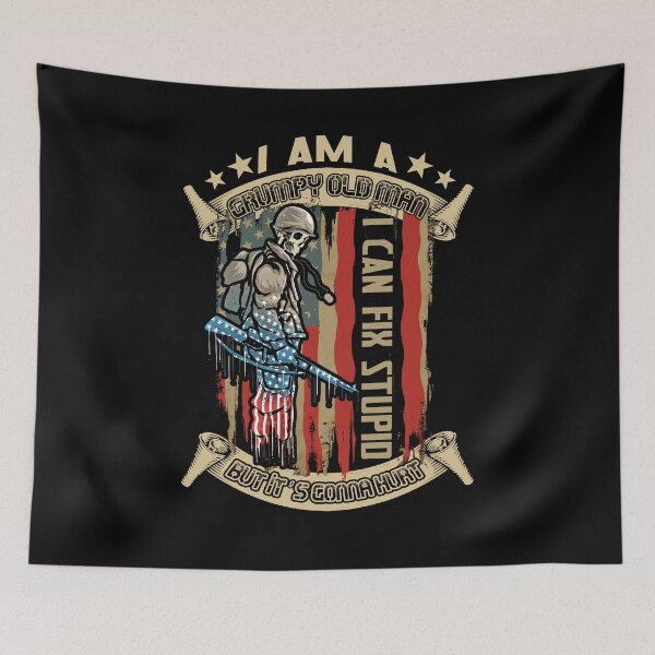 Item preview, I AM A Grumpy Old Man I Can Fix Stupid But It's Gonna Hurt designed and sold by BaseStore.