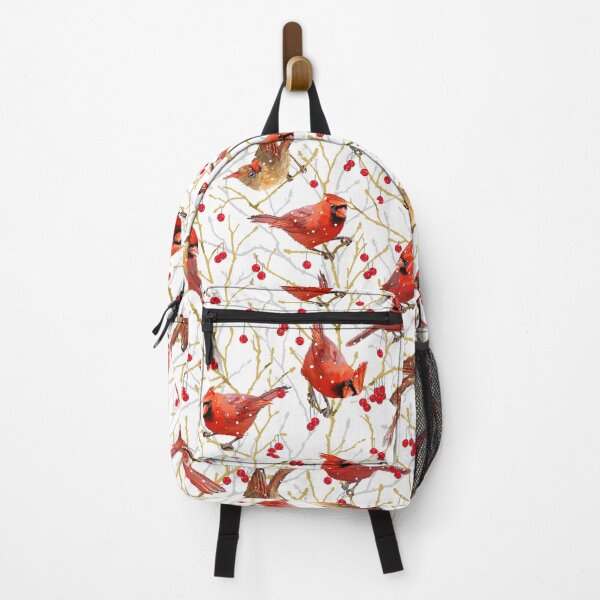 Item preview, Cardenales de invierno | blanco designed and sold by L Diane Johnson.