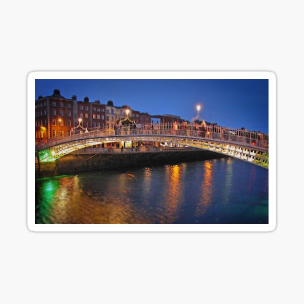 Item preview, The Ha'Penny Bridge - Dublin, Ireland designed and sold by jhphotos.