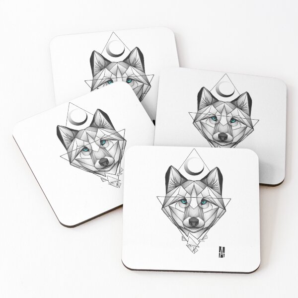 Item preview, Wolf geométric designed and sold by Exile s.