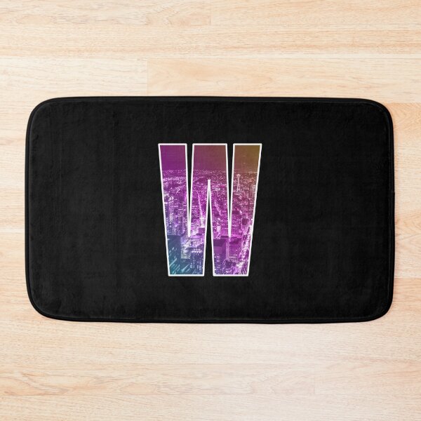 Item preview, Letter W - Retro Vaporwave City Art designed and sold by dylanxh.