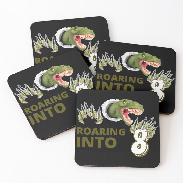 Artikelvorschau, Brüllen in 8. Geburtstagsgeschenk T-Rex Dinosaurier Geburtstag entworfen und verkauft von teemenia.