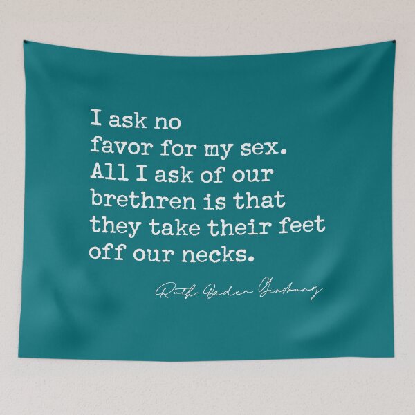 Item preview, RBG, I Ask No Favor For My Sex, designed and sold by corbrand.