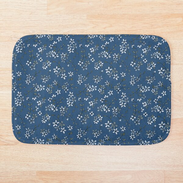 Item preview, Ditsy floral azul y verde designed and sold by StudioPosies.