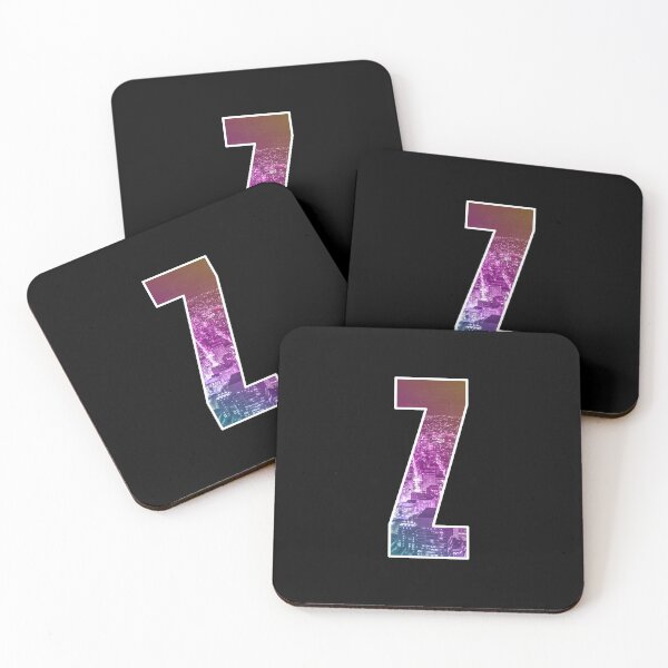 Item preview, Letter Z - Retro Vaporwave City Art designed and sold by dylanxh.