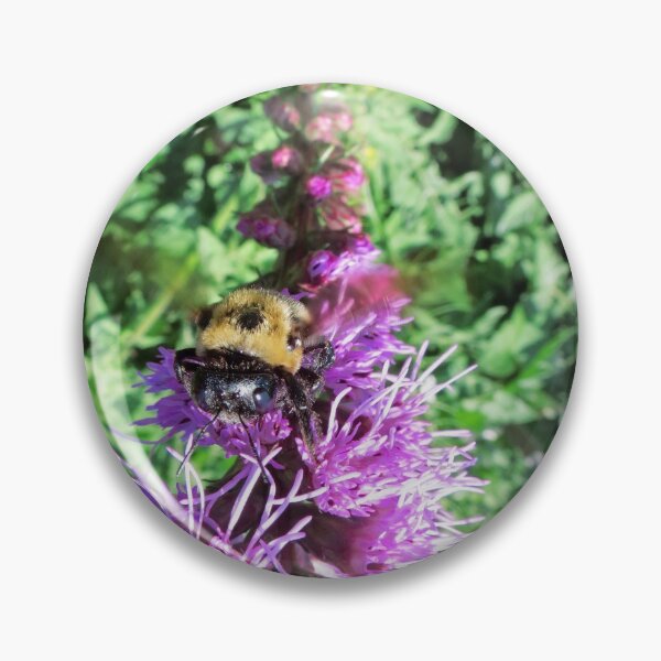Item preview, Yellow Bumble Bee On Purple Flower designed and sold by NC NatureVisions.
