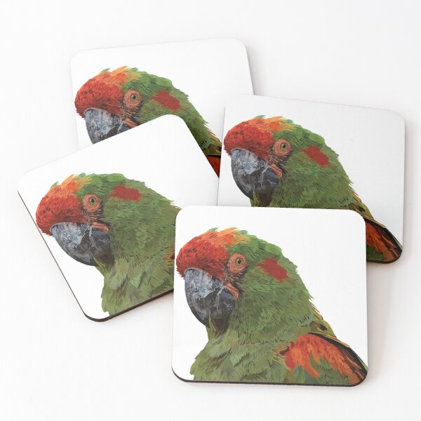Item preview, Red-fronted Macaw designed and sold by obscurite.