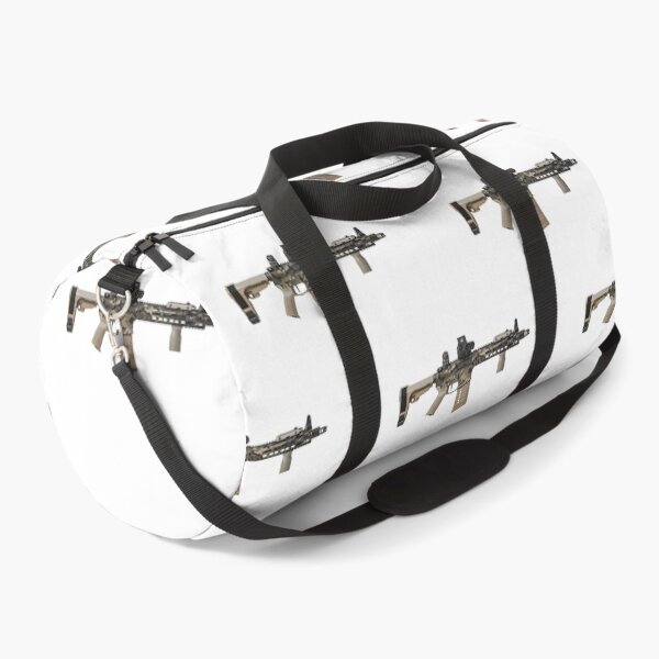 Item preview, AR-15 Tan Camo Gun Pattern - White designed and sold by Matt Ballinger.