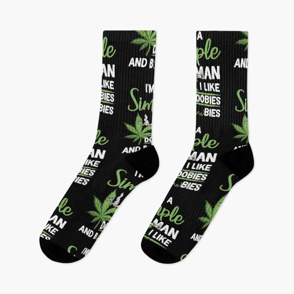 Item preview, I'm A Simple Man I Like Doobies And Boobies designed and sold by BaseStore.