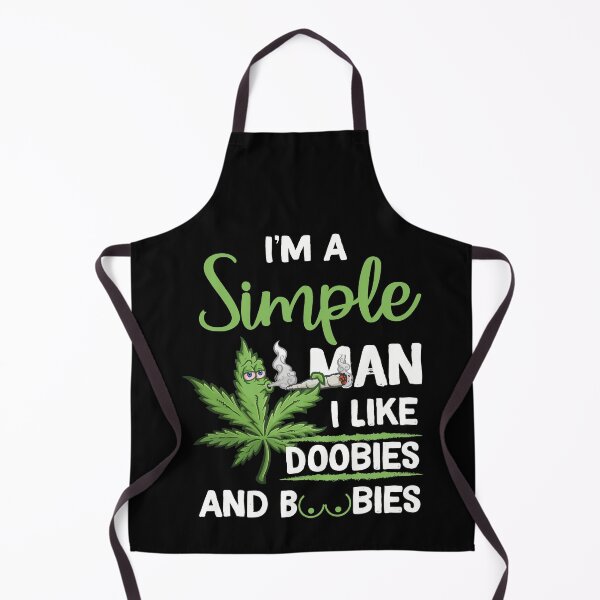 Item preview, I'm A Simple Man I Like Doobies And Boobies designed and sold by BaseStore.