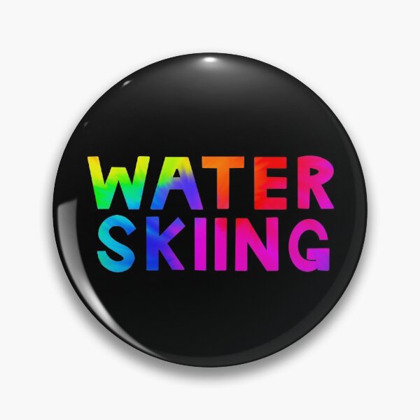 Item preview, Rainbow Waterskiing Text Design designed and sold by WillowTee.