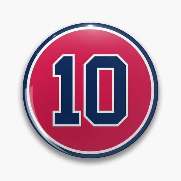 Item preview, Chipper Jones #10 Jersey Number designed and sold by StickBall.