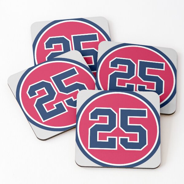 Item preview, Andruw Jones #25 Jersey Number designed and sold by StickBall.