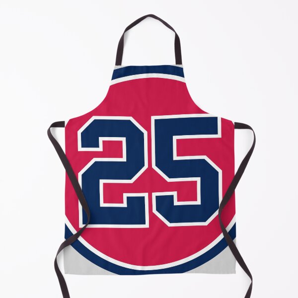 Item preview, Andruw Jones #25 Jersey Number designed and sold by StickBall.