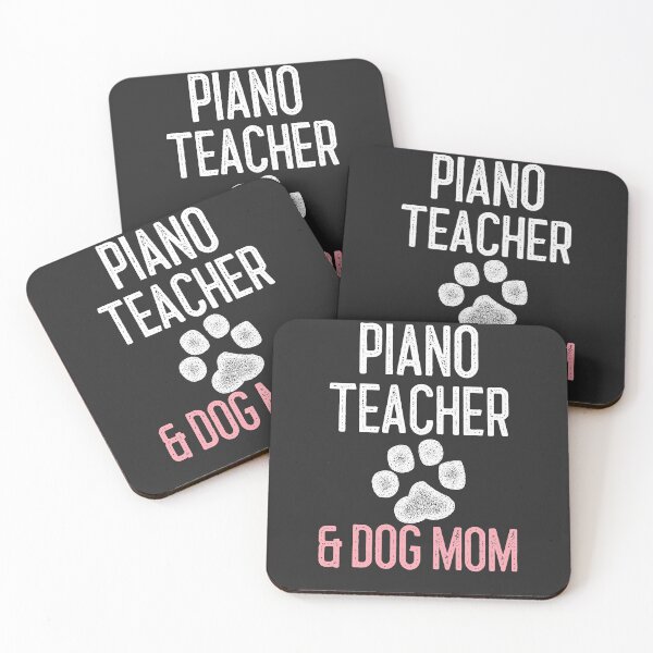 Item preview, Piano Teacher & Dog Mom Music Teacher Gift designed and sold by EricJP.
