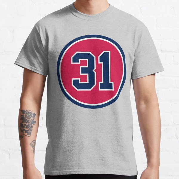 Greg Maddux Atlanta Braves Men's Red RBI T-Shirt 