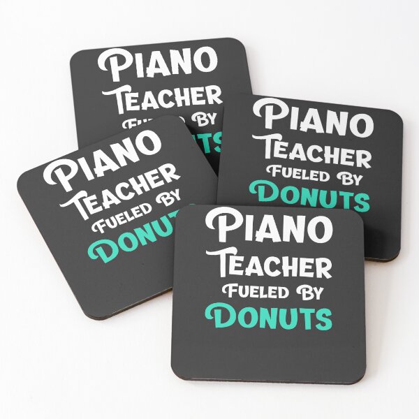 Item preview, Piano Teacher Fueled By Donuts Music Teacher Gift designed and sold by EricJP.