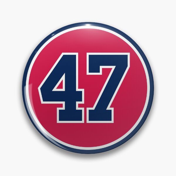 Item preview, Tom Glavine #47 Jersey Number designed and sold by StickBall.