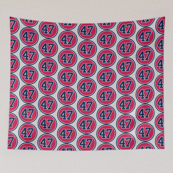 Item preview, Tom Glavine #47 Jersey Number designed and sold by StickBall.