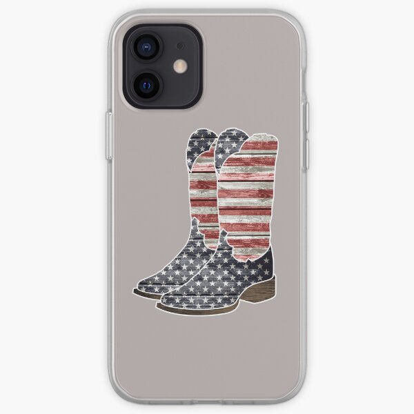 Patriotic Cowboy Boots iPhone Soft Case