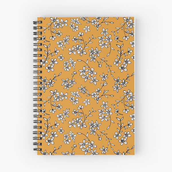 Item preview, Mustard Yellow & White Ditsy Floral designed and sold by StudioPosies.