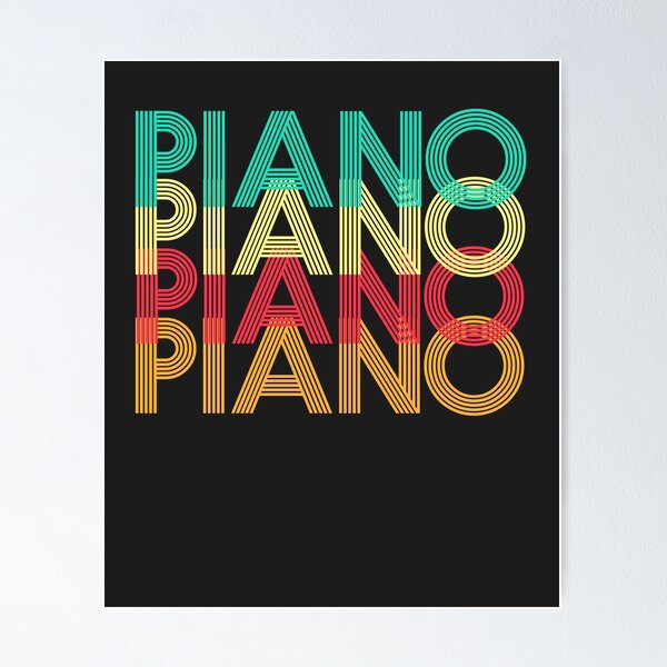 Item preview, Vintage Retro Piano Music Teacher Gift designed and sold by EricJP.