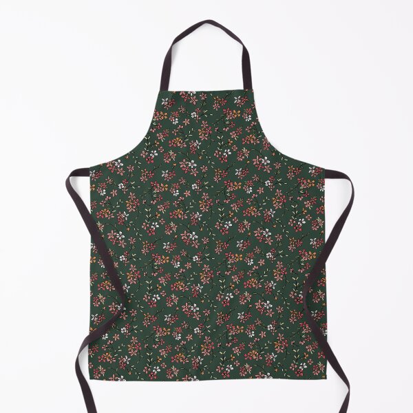 Item preview, Green, Pink, & Orange Ditsy Floral designed and sold by StudioPosies.