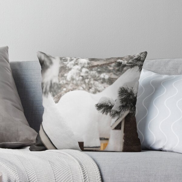Item preview,  'Snow on the roof' Mammoth lake winter snow storm California  designed and sold by AHphotopia73.
