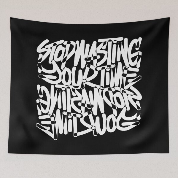 Item preview, STOP WASTING YOUR TIME | White Edition designed and sold by Vallines.